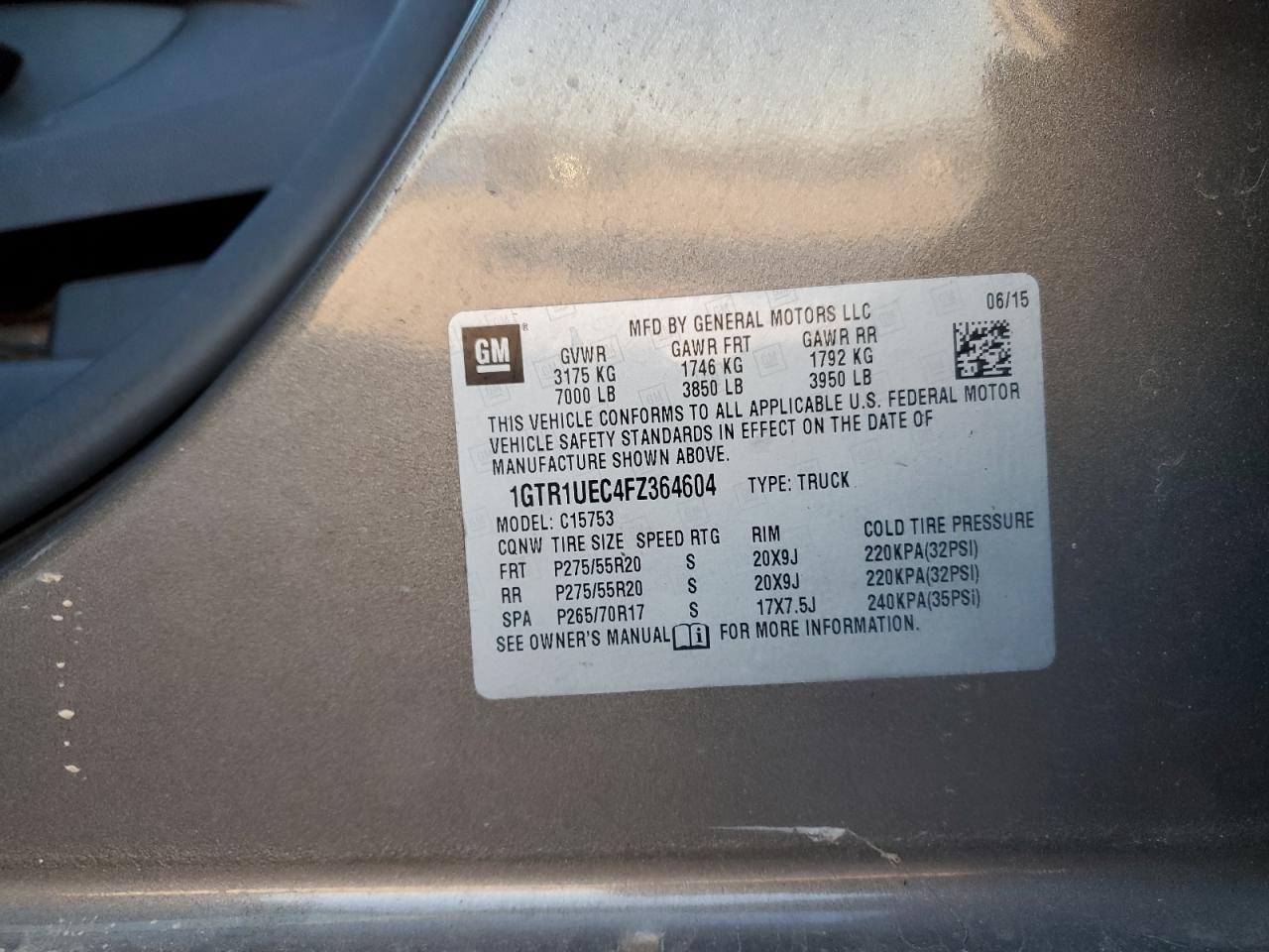2015 GMC Sierra - Image 15