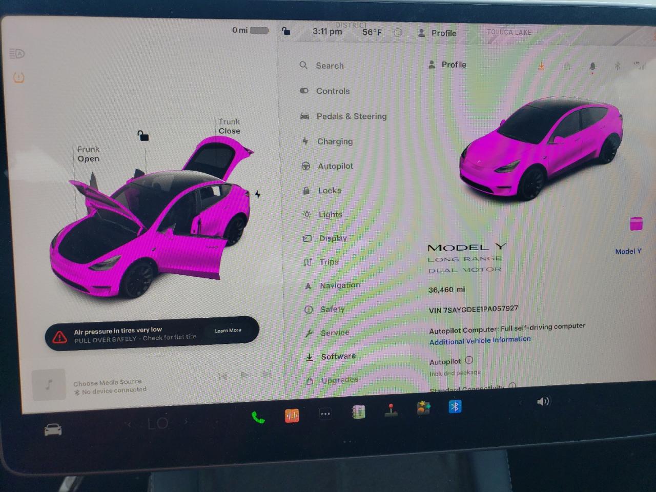 2023 Tesla Model Y VIN: 7SAYGDEE1PA057927 Lot: 86104204