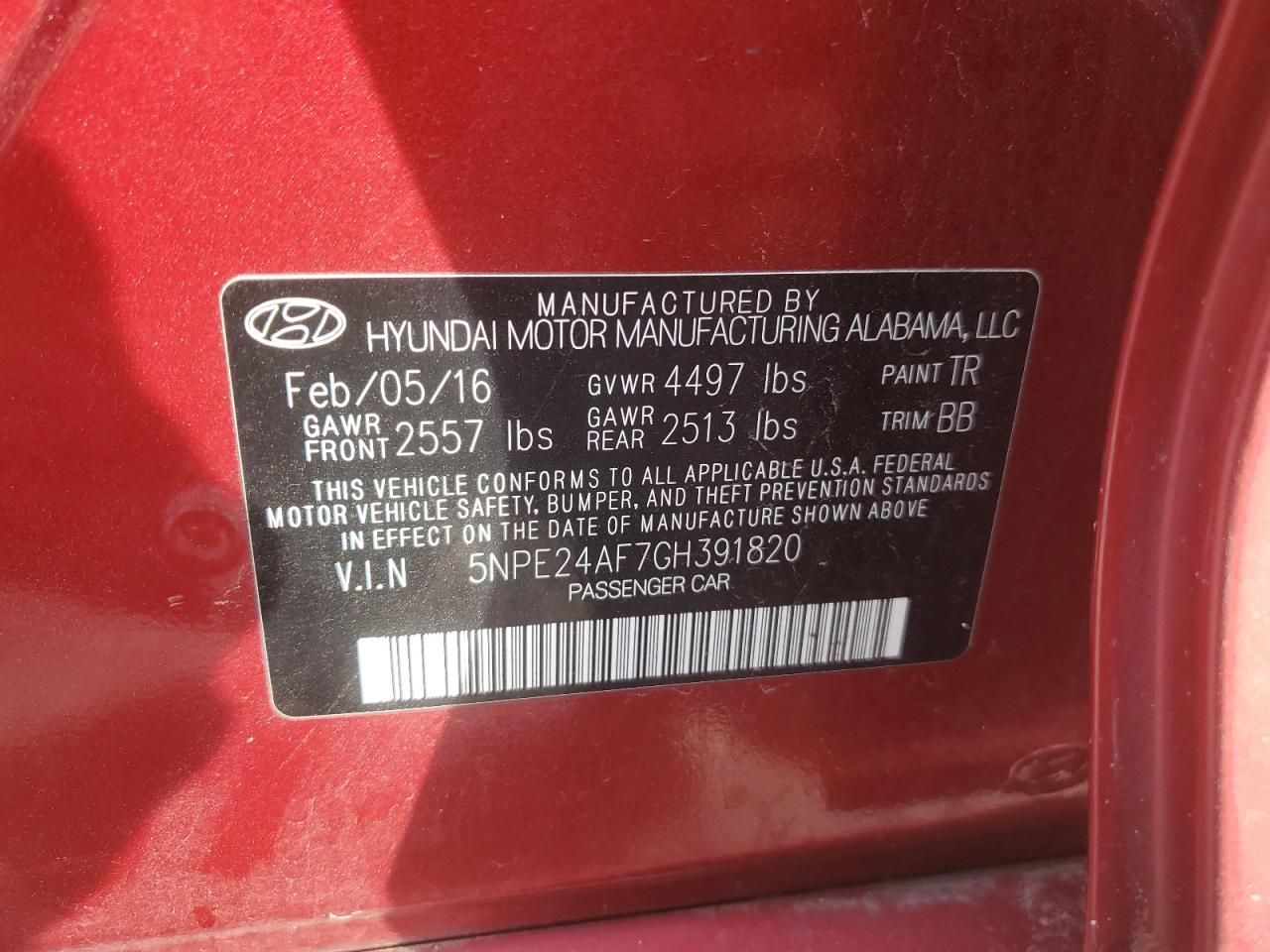 2016 Hyundai Sonata - Image 13
