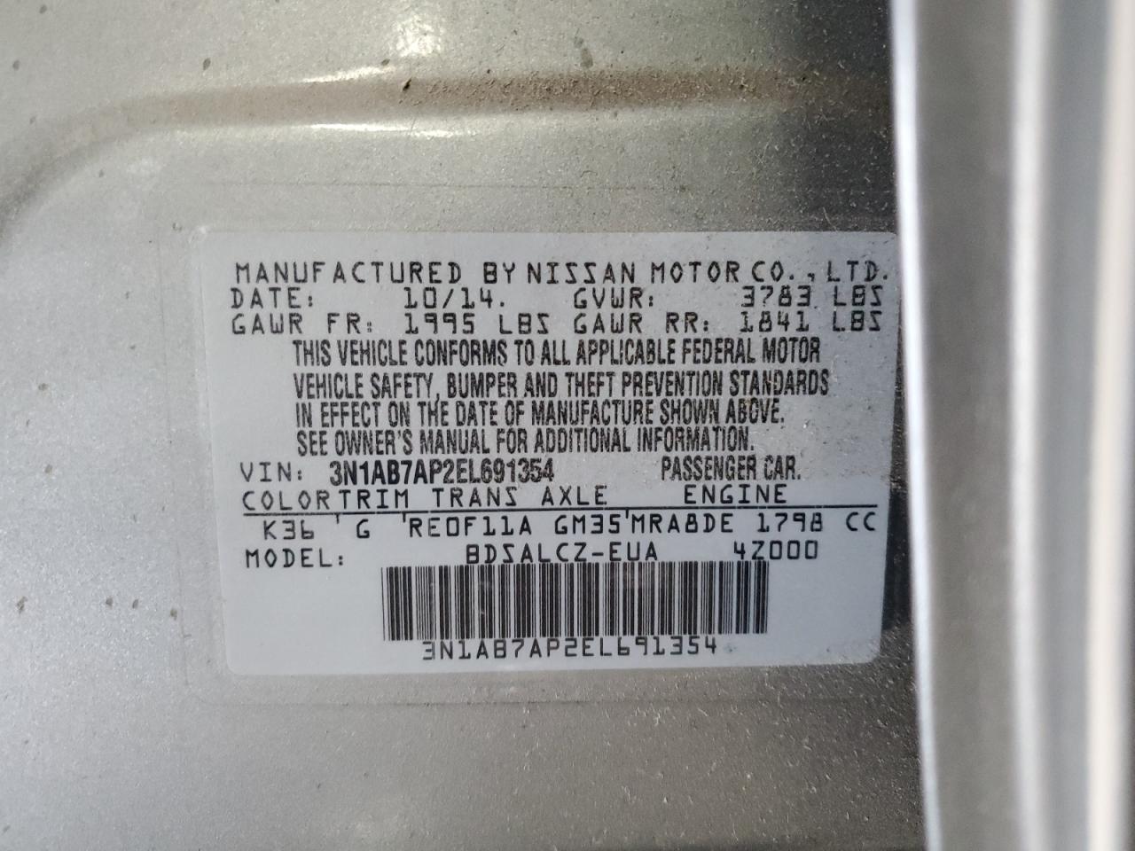 2014 Nissan Sentra - Image 13