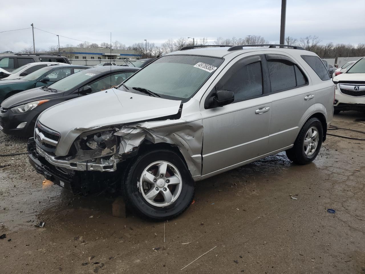 2009 Kia Sorento Lx zu verkaufen in Louisville, KY - Front End