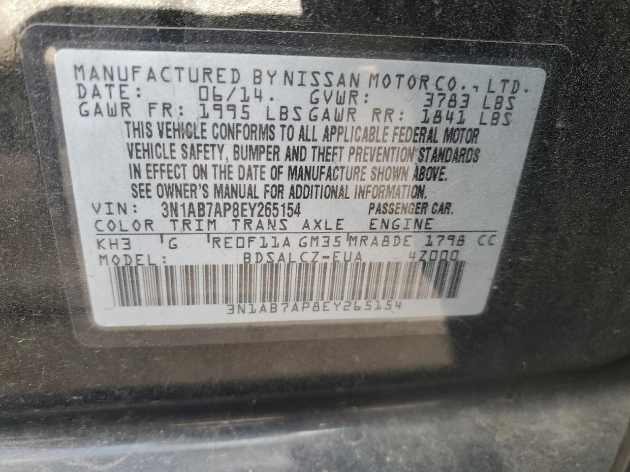 2014 Nissan Sentra - Image 12