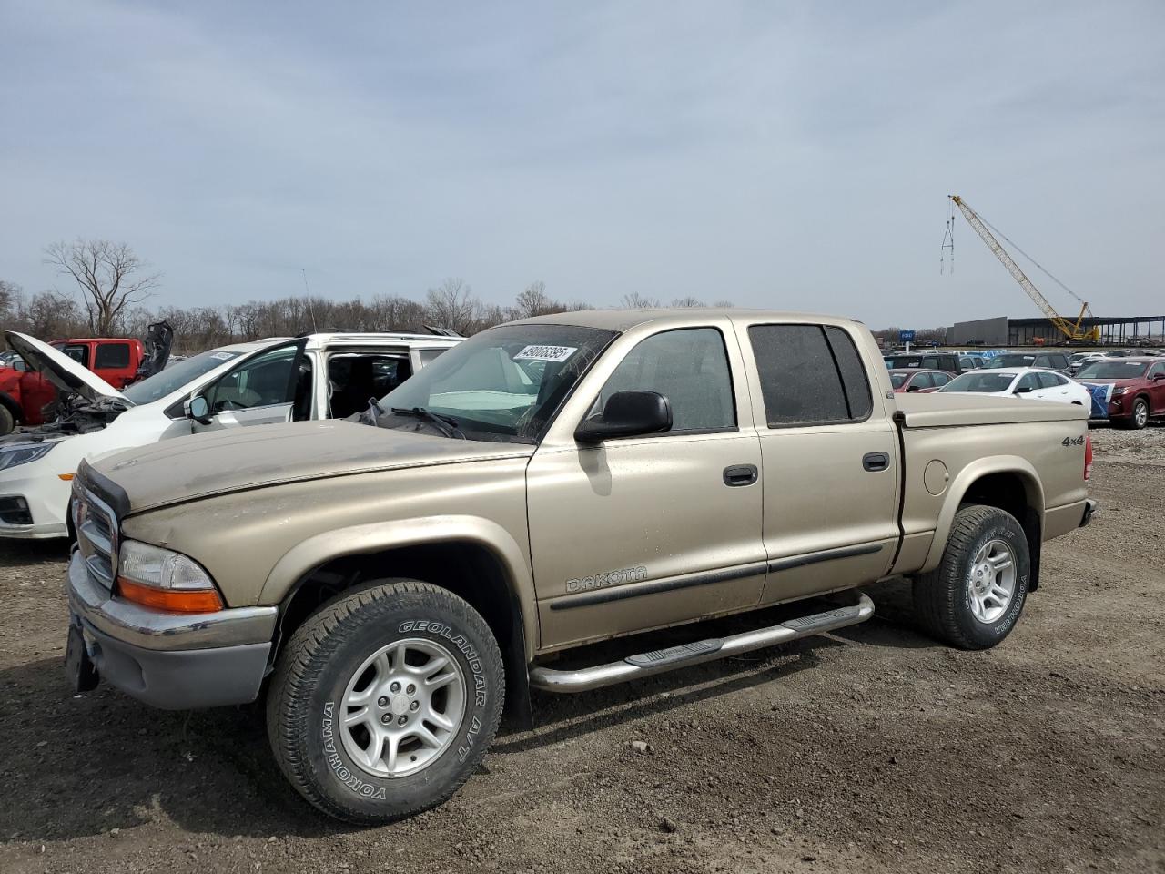2004 Dodge Dakota Quad Slt на продаже в Des Moines, IA - Front End