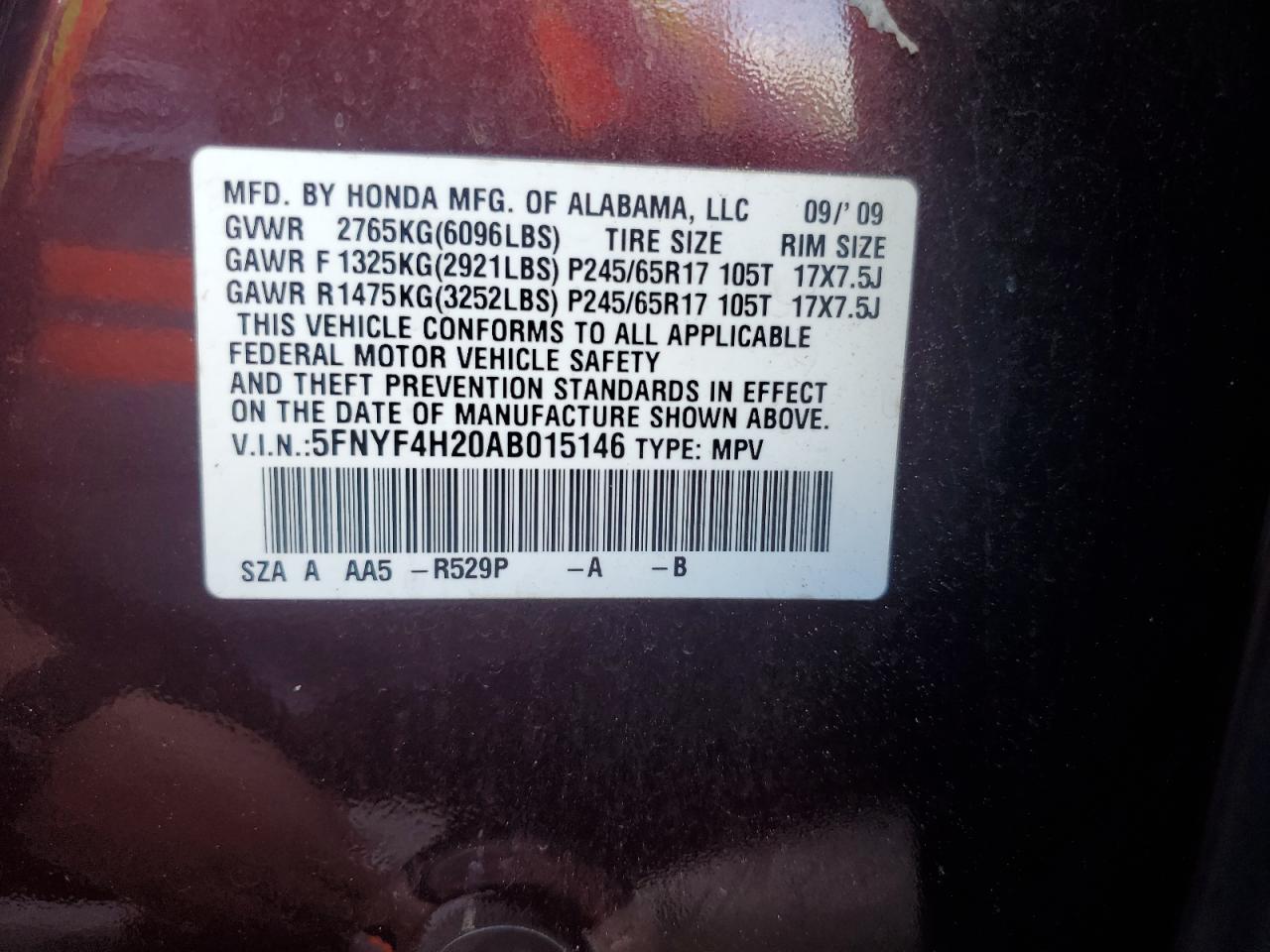 2010 Honda Pilot - Image 13
