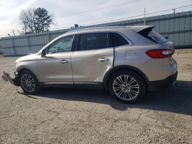 LINCOLN MKX 2017 Кремовый