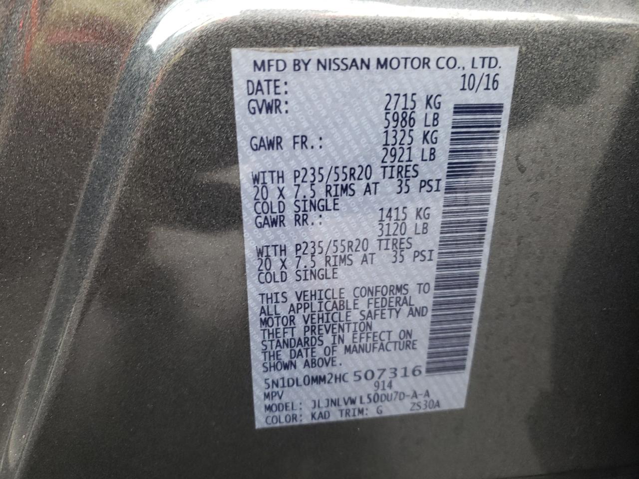 2017 Infiniti QX60 - Image 16