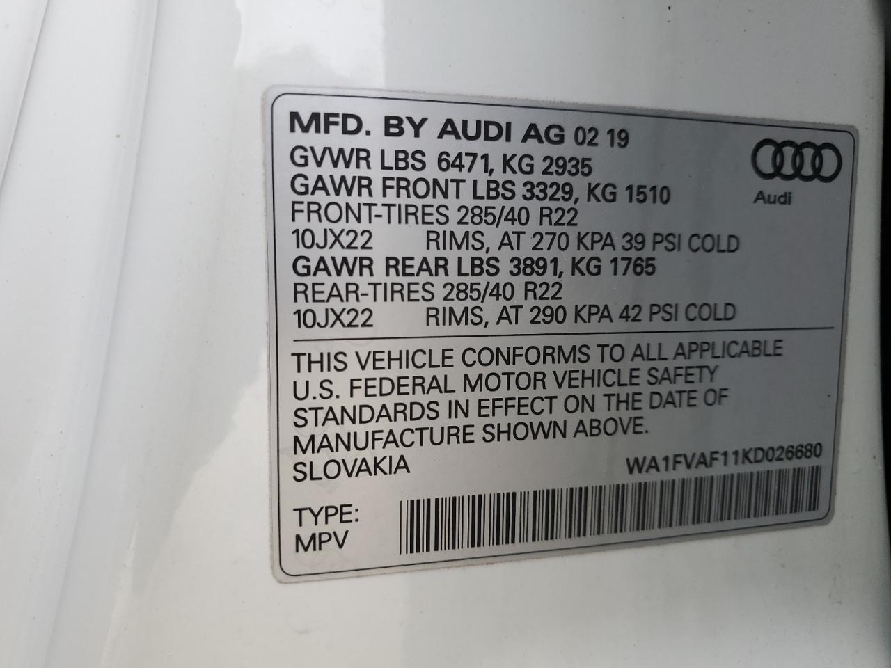 2019 Audi Q8 - Image 14