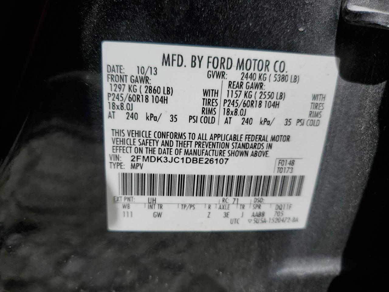 2013 Ford Edge - Image 13