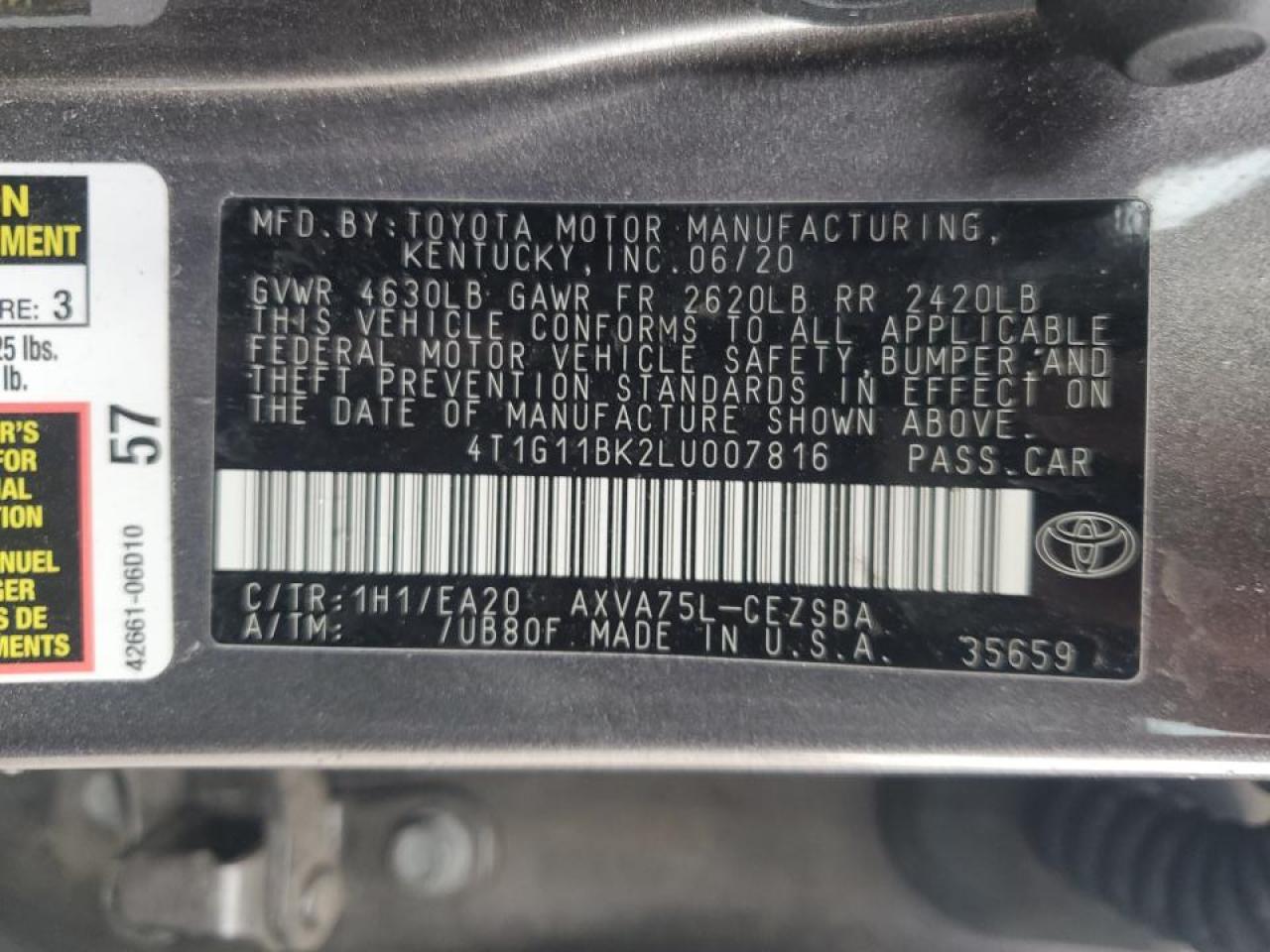 2020 Toyota Camry - Image 14