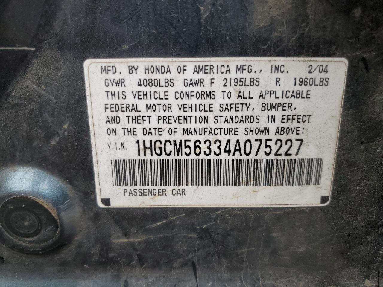 2004 Honda Accord - Image 12