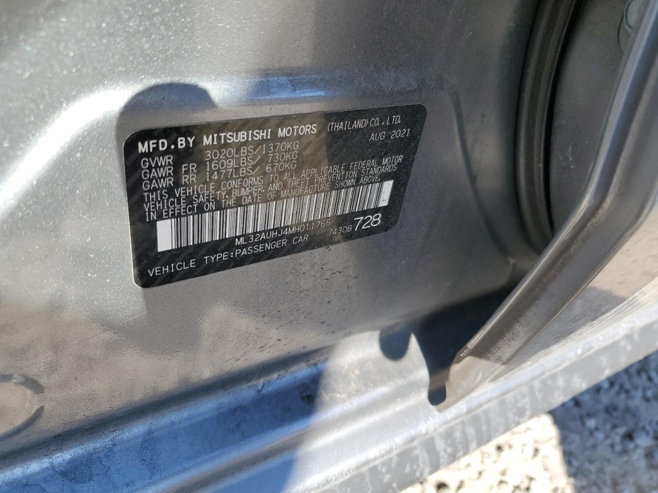2021 Mitsubishi Mirage - Image 14