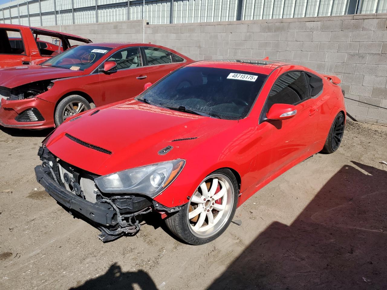 2016 Hyundai Genesis Coupe 3.8 R-Spec იყიდება Albuquerque-ში, NM - Front End