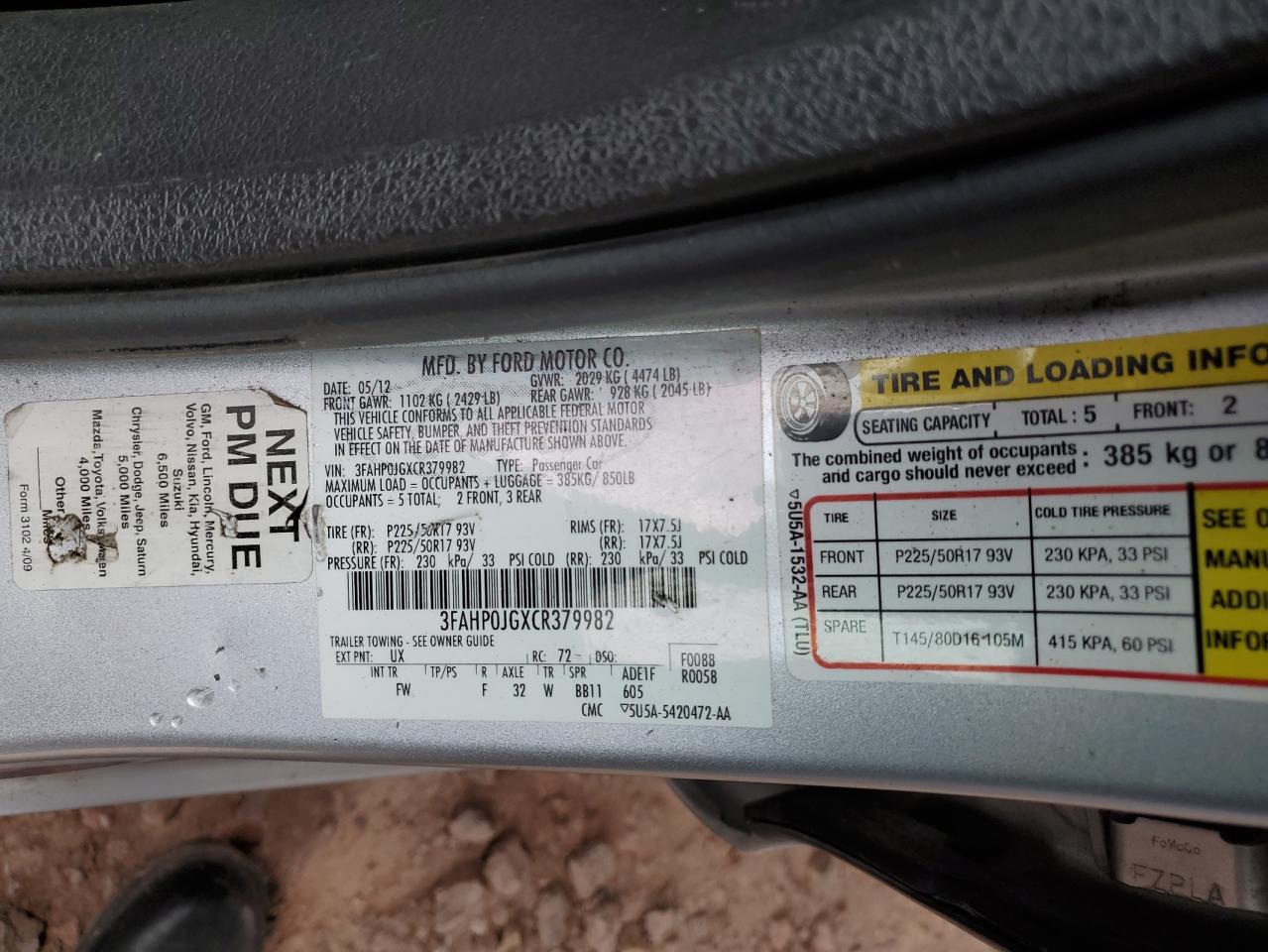 2012 Ford Fusion - Image 14