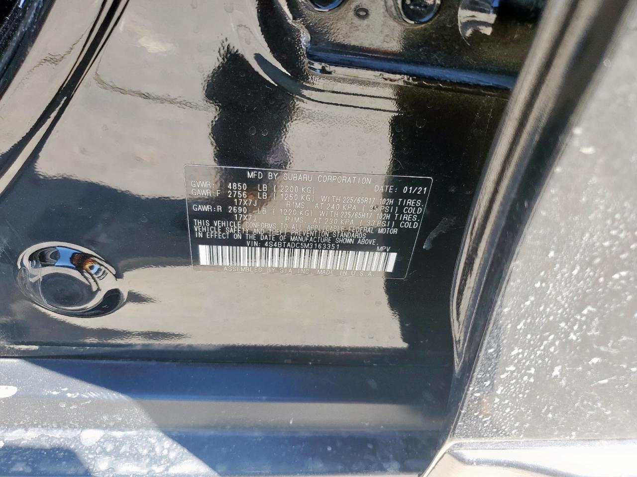 2021 Subaru Outback - Image 15