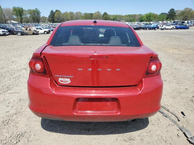  DODGE AVENGER 2014 Czerwony