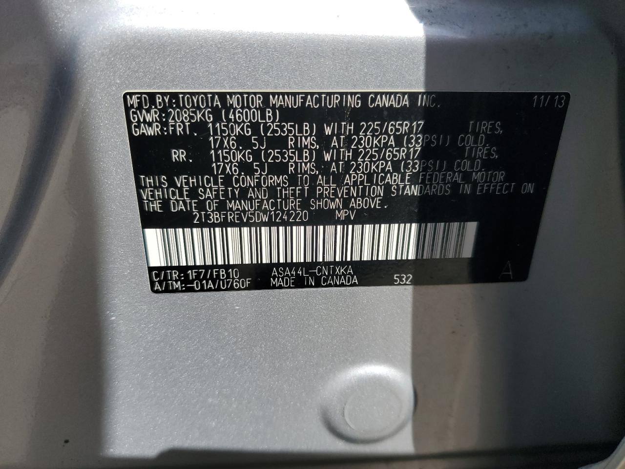 2013 Toyota RAV 4 - Image 13