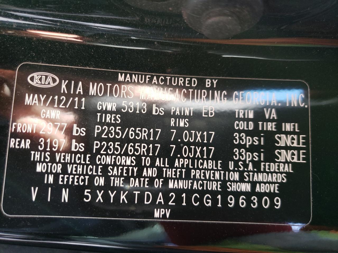 2012 Kia Sorento - Image 13