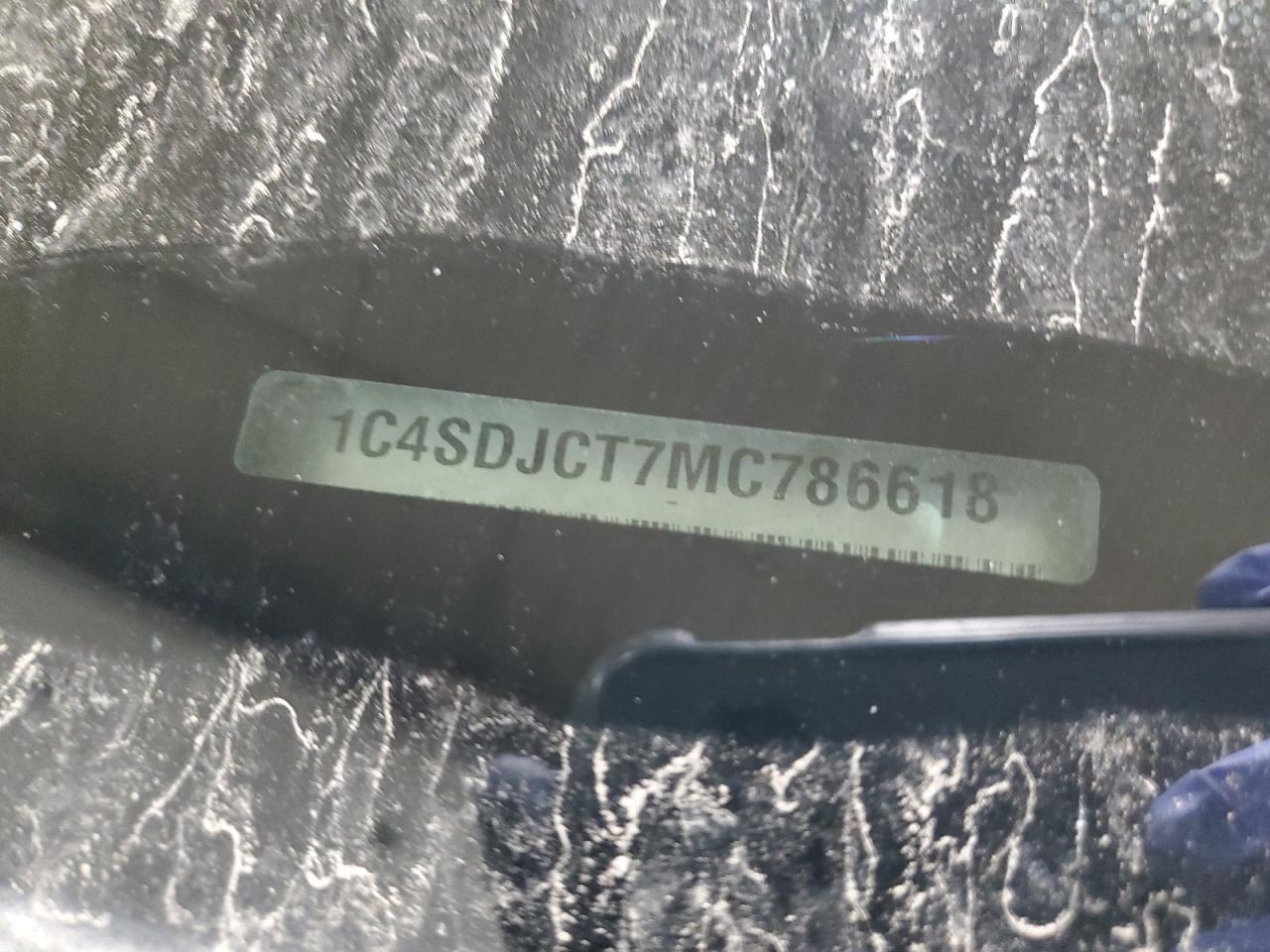 2021 Dodge Durango R/T VIN: 1C4SDJCT7MC786618 Lot: 55203945
