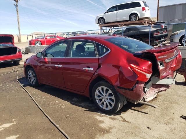  NISSAN SENTRA 2019 Czerwony