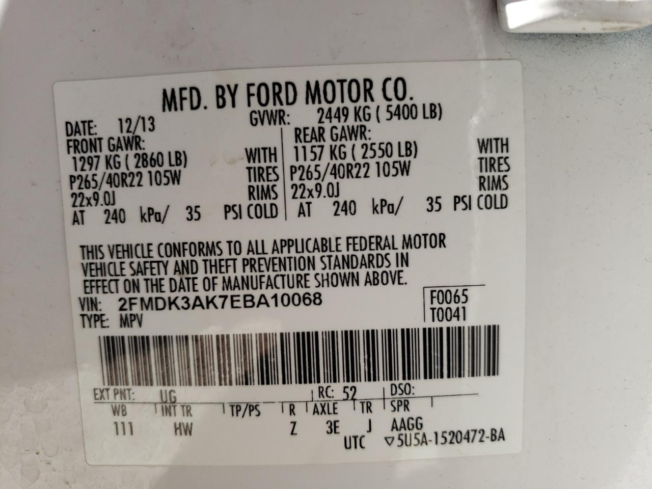 2014 Ford Edge - Image 14