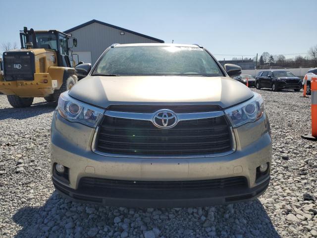  TOYOTA HIGHLANDER 2015 tan
