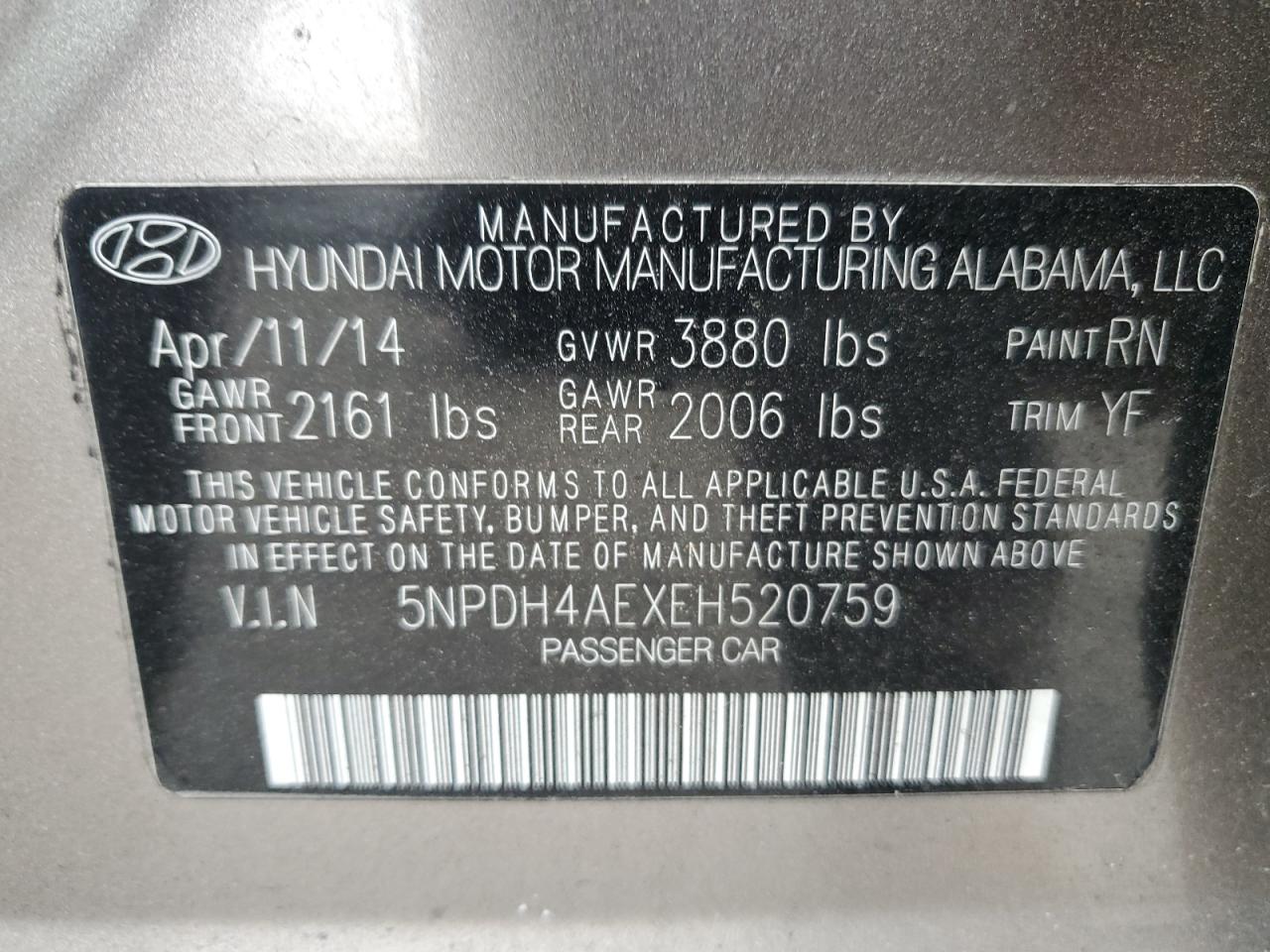 2014 Hyundai Elantra - Image 12