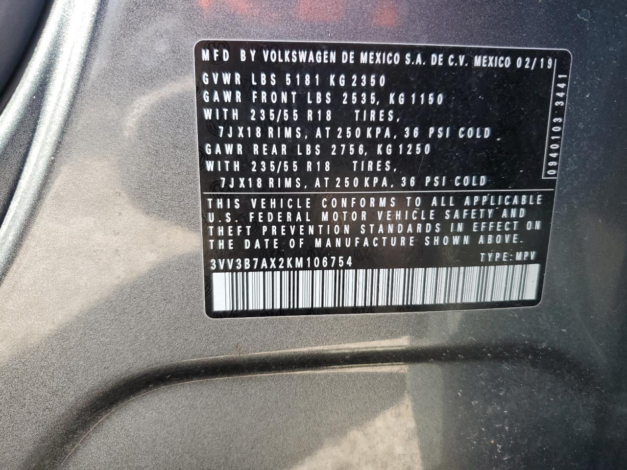 2019 Volkswagen Tiguan - Image 15