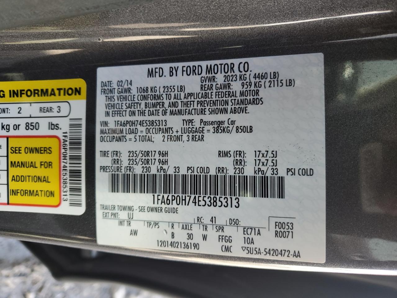 2014 Ford Fusion - Image 12