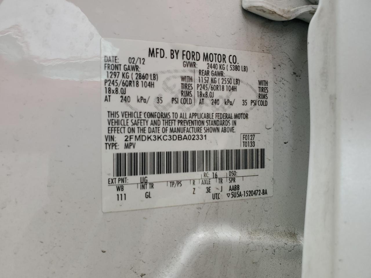 2013 Ford Edge - Image 14