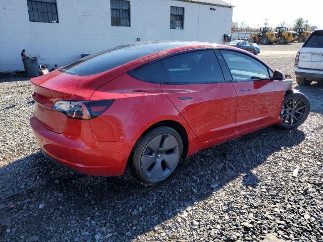  TESLA MODEL 3 2022 Burgundy