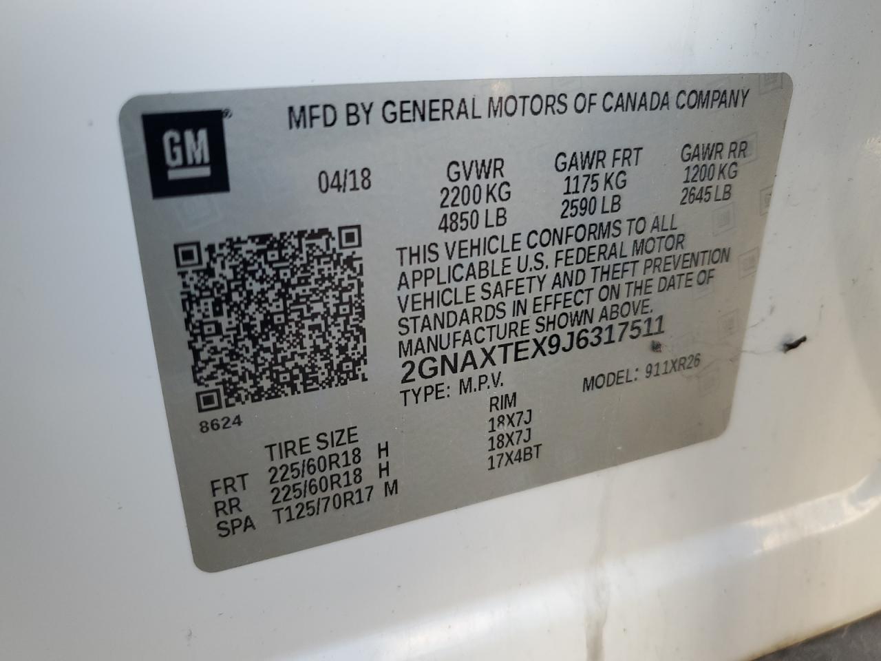 2018 Chevrolet Equinox - Image 13
