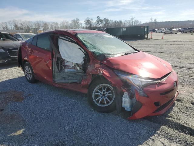 Hatchbacks TOYOTA PRIUS 2017 Red