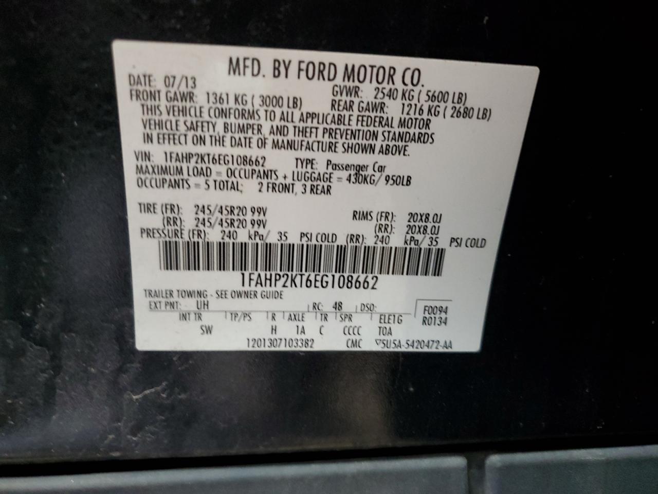 2014 Ford Taurus - Image 12
