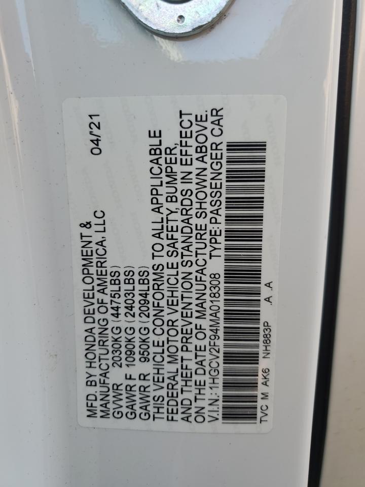 2021 Honda Accord - Image 15