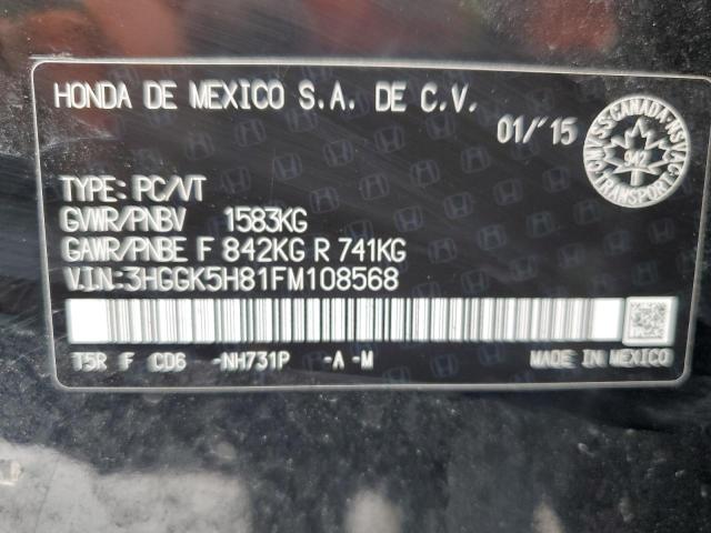 2015 HONDA FIT EX