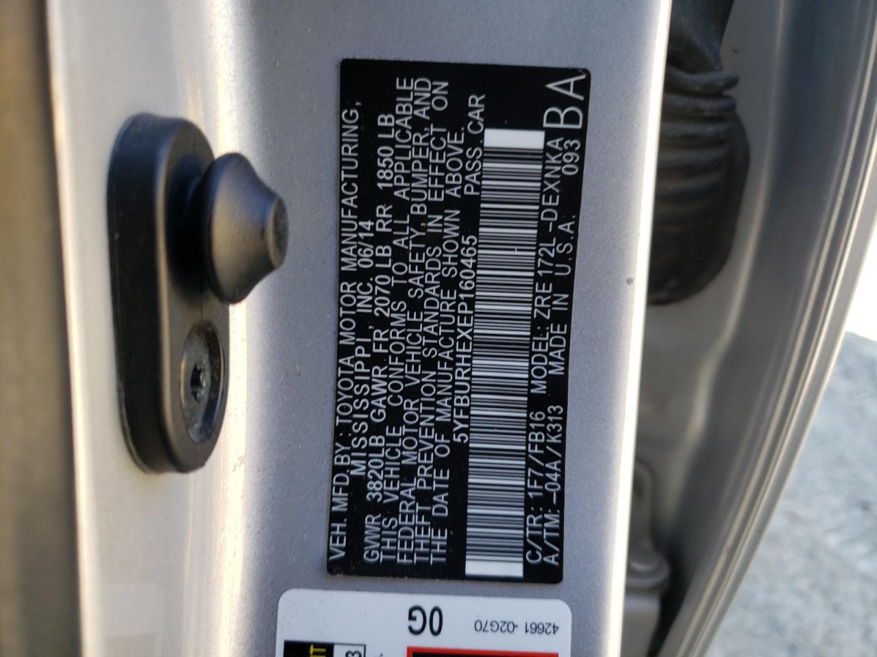 2014 Toyota Corolla - Image 12