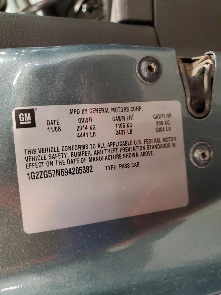 2009 Pontiac G6 VIN: 1G2ZG57N694205382 Lot: 49172105