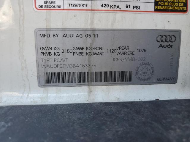 2011 AUDI A3 PREMIUM