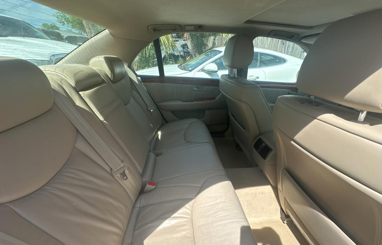 2002 Lexus Ls 430 VIN: JTHBN30F820077295 Lot: 49501835