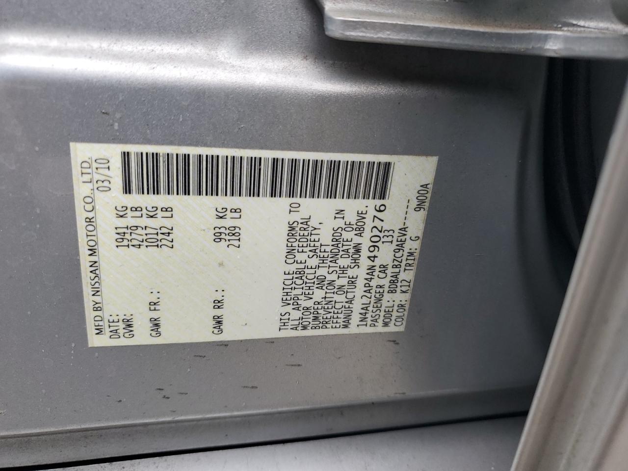2010 Nissan Altima - Image 13