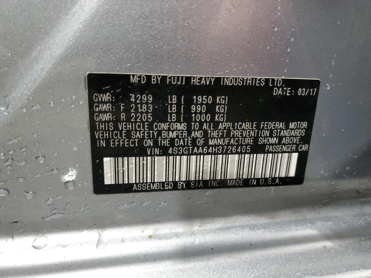 2017 Subaru Impreza - Image 16
