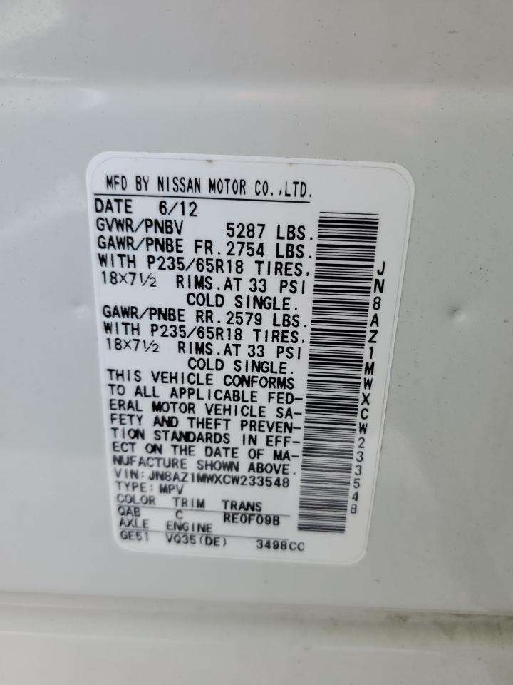 2012 Nissan Murano - Image 12