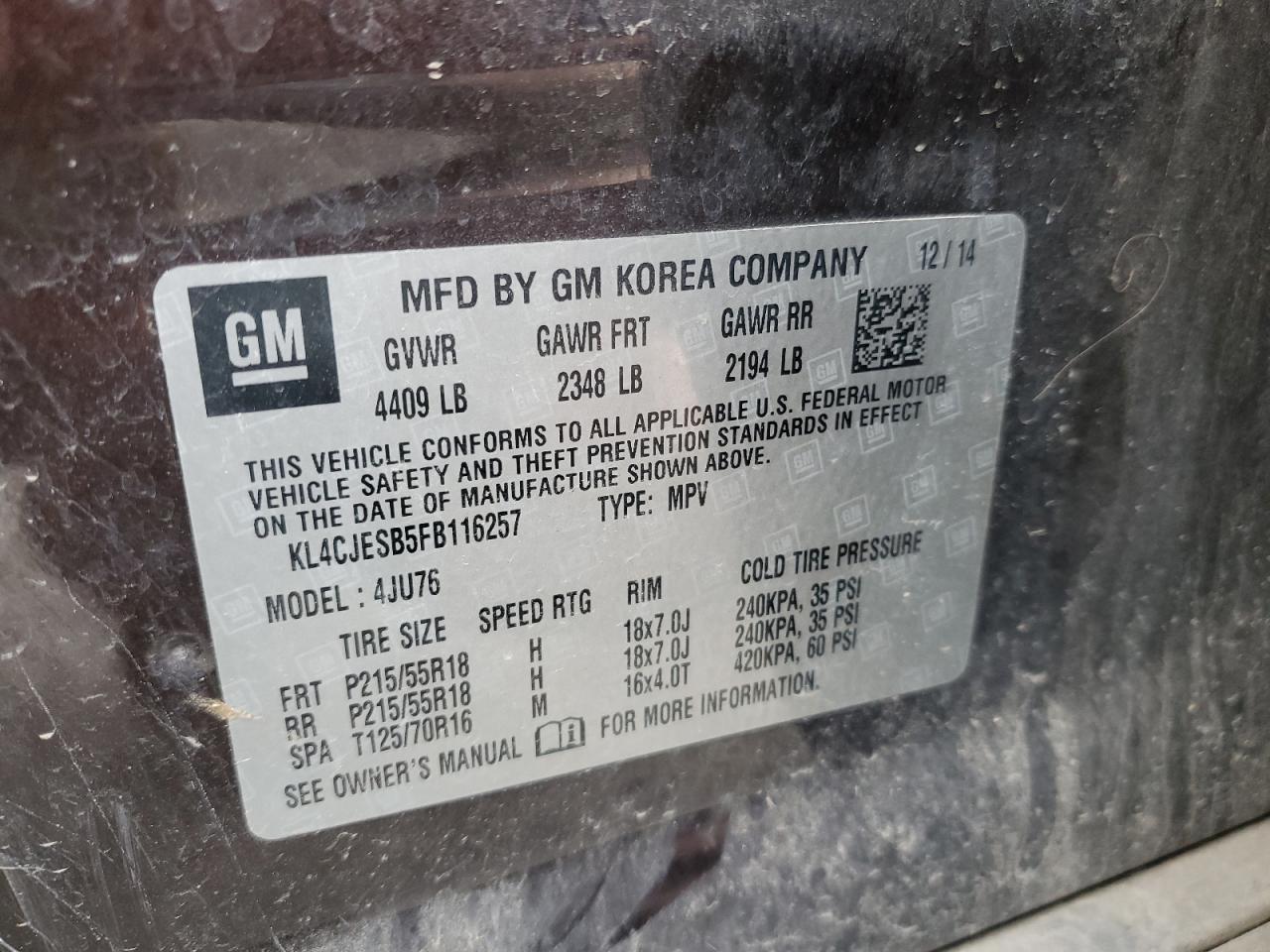 2015 Buick Encore - Image 15
