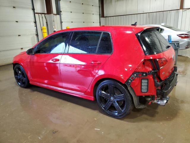  VOLKSWAGEN GOLF 2015 Czerwony