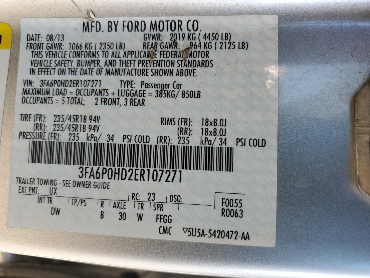 2014 Ford Fusion - Image 14