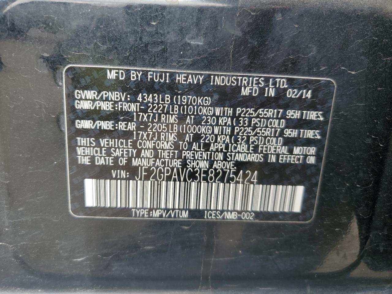 2014 Subaru XV - Image 13