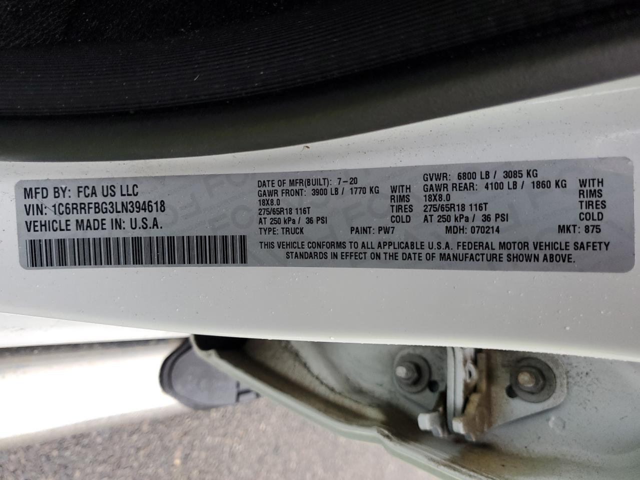 2020 RAM 1500 - Image 13