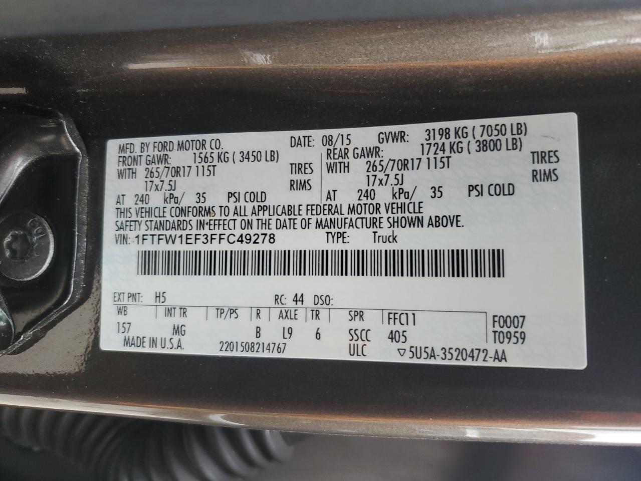2015 Ford F-150 - Image 12