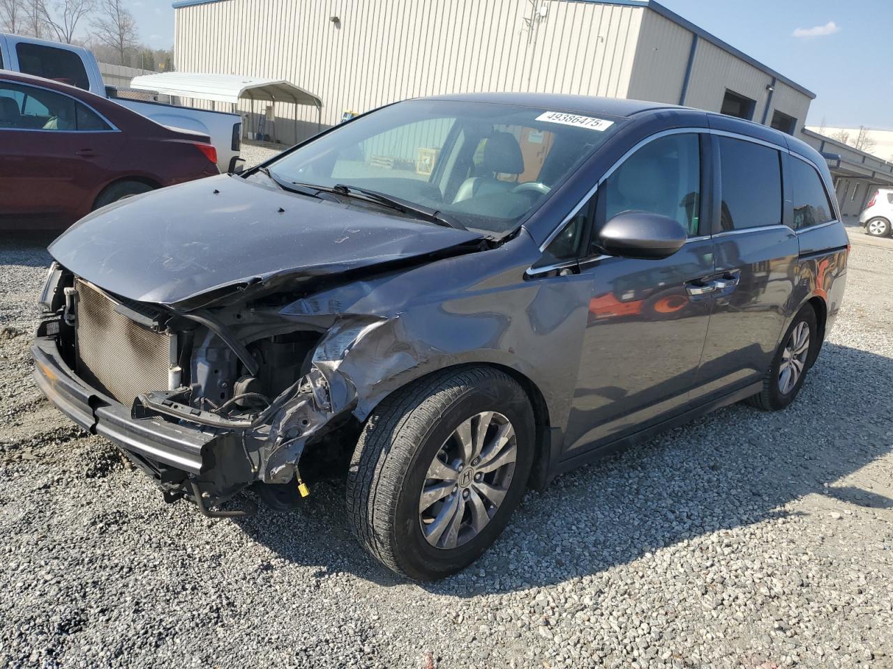 2016 Honda Odyssey Se на продаже в Spartanburg, SC - Front End