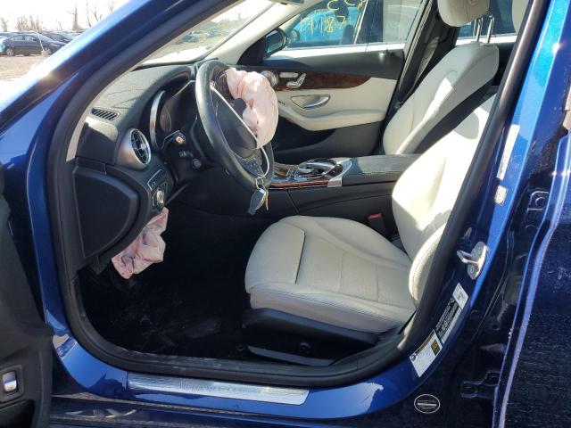  MERCEDES-BENZ C-CLASS 2018 Granatowy